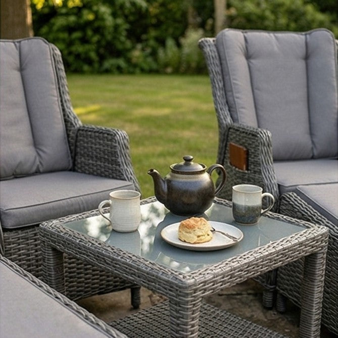 Paris 2 Seater High Back Recliner Comfort Set