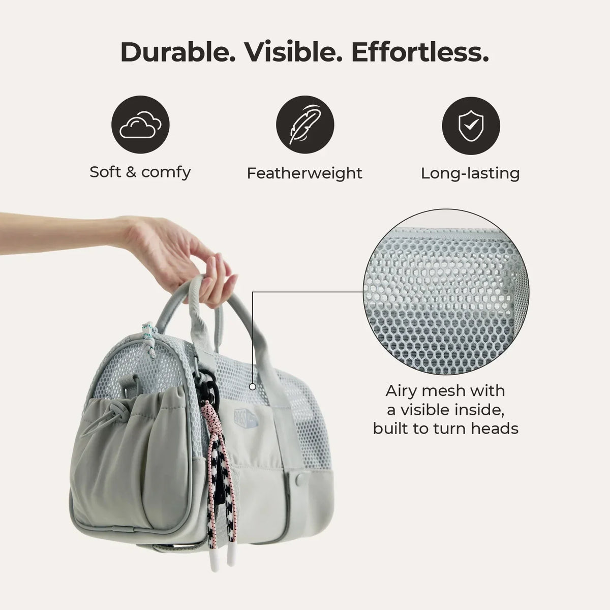 REIKI 5.5L Mesh Mini Duffle