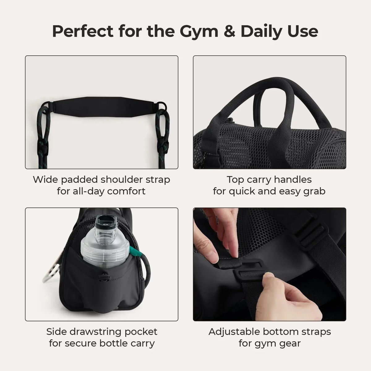 REIKI 5.5L Mesh Mini Duffle