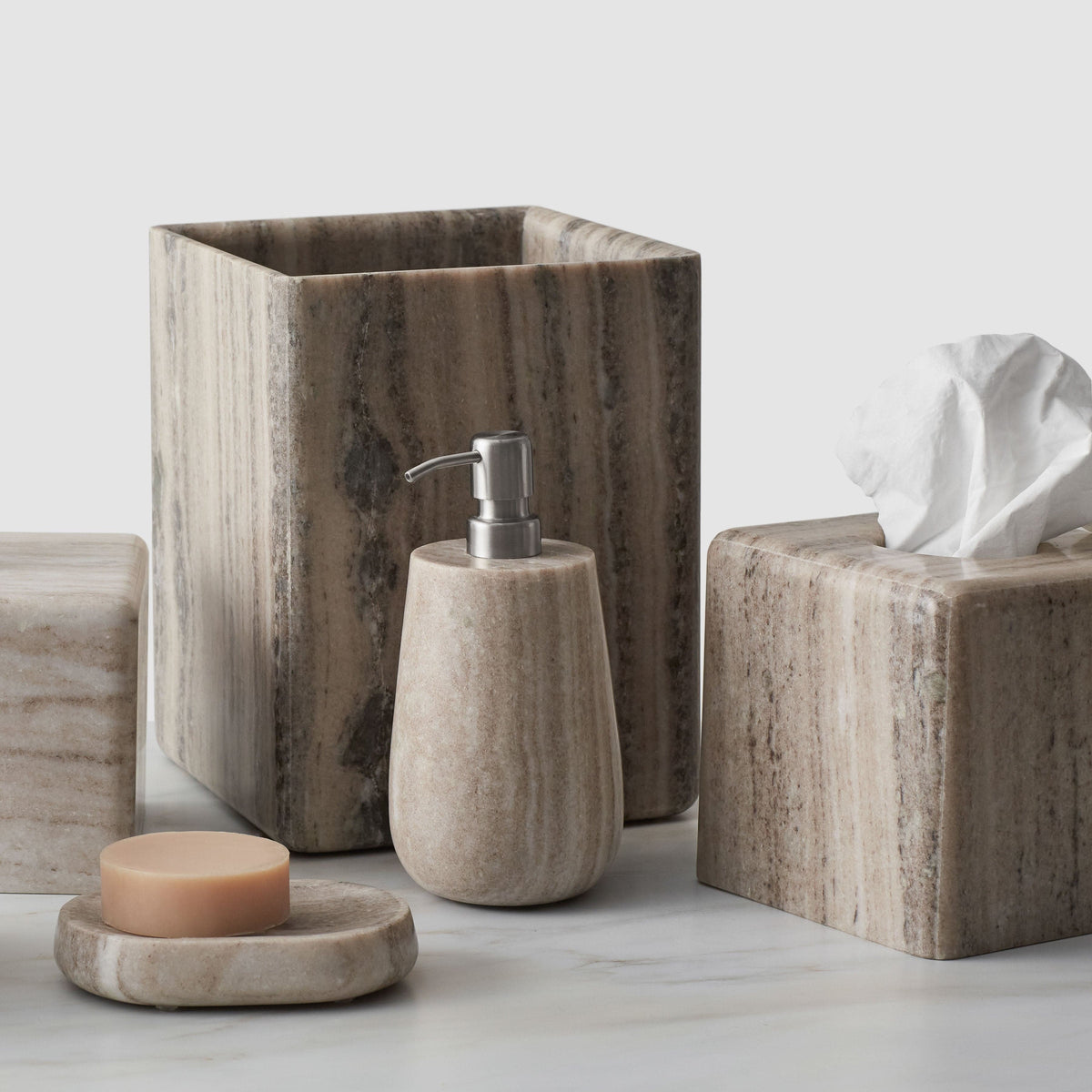 Riya Marble Tissue Box