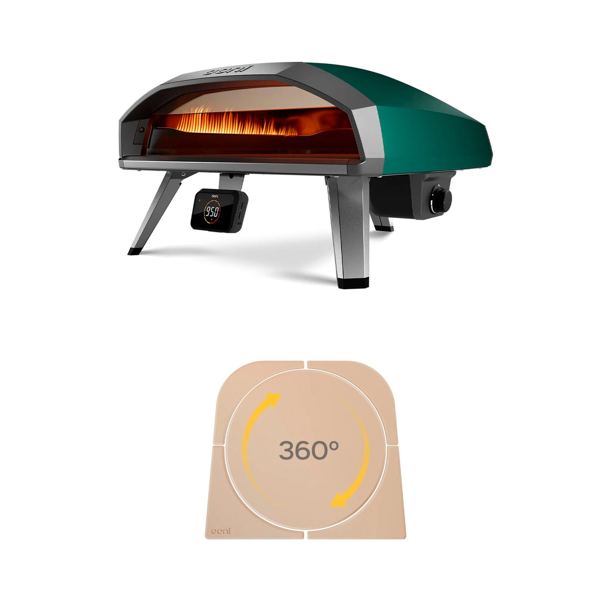 Ooni Koda 2 Pro Rotating Stone Bundle