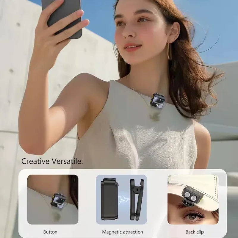2025 Wireless Lavalier Microphone with Charging Box