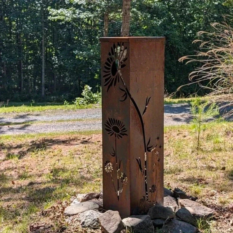 Fairy and Mushroom Garden Column