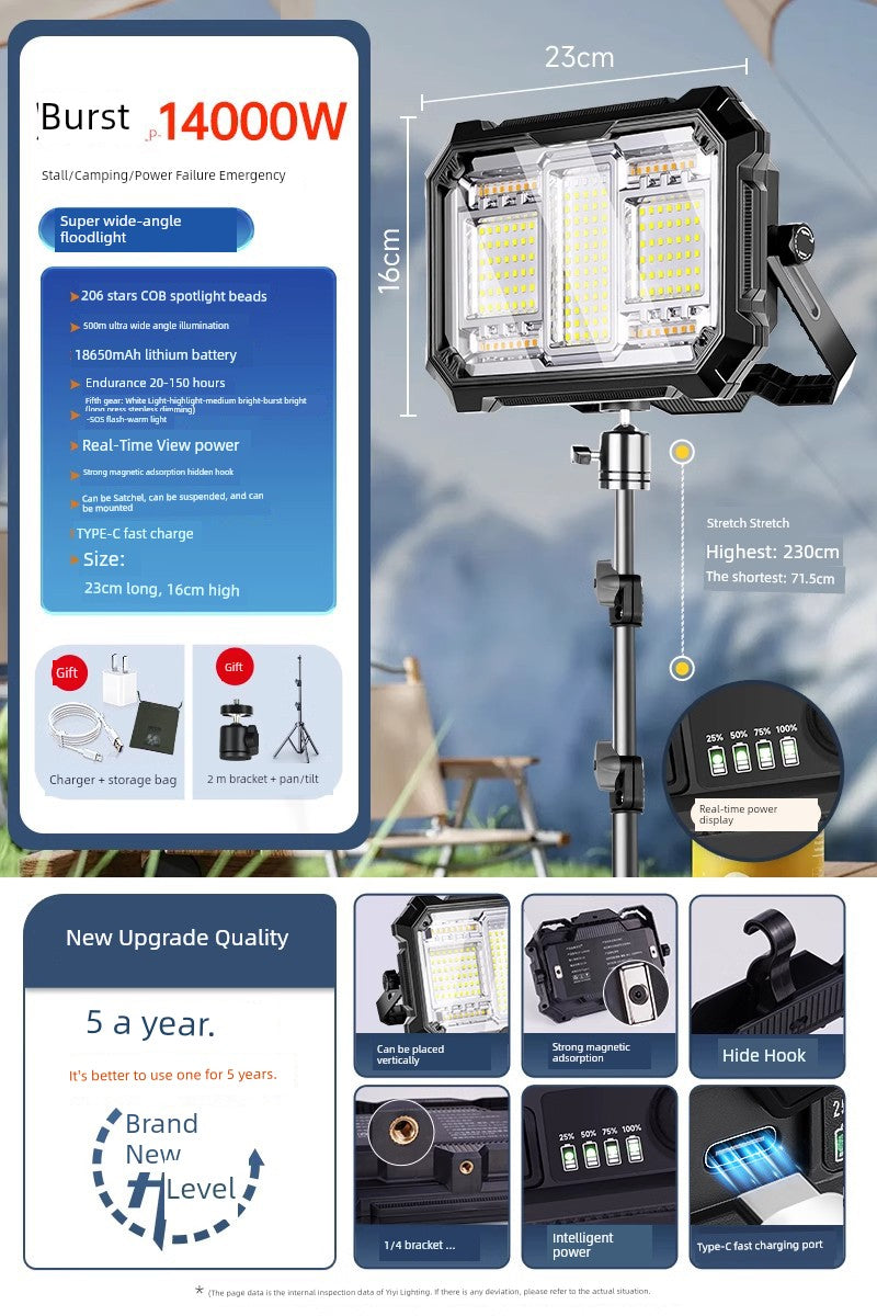LED Solar Emergency Light