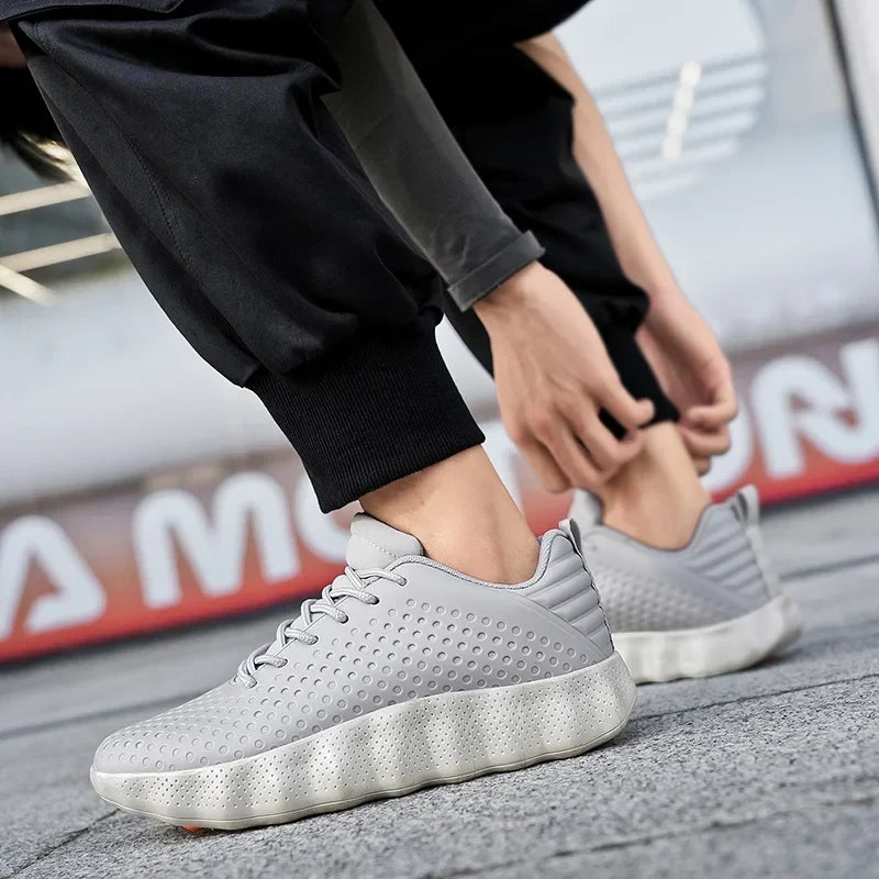 Men’s Breathable Running Cushioned Sports Sneakers