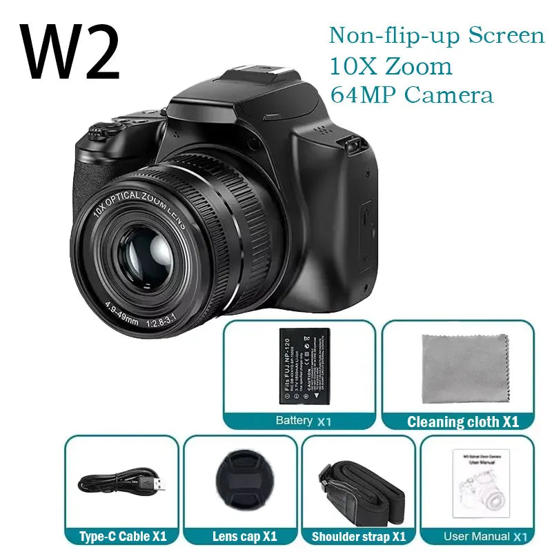 Digital Camera 4K 72MP with 12X Optical Zoom