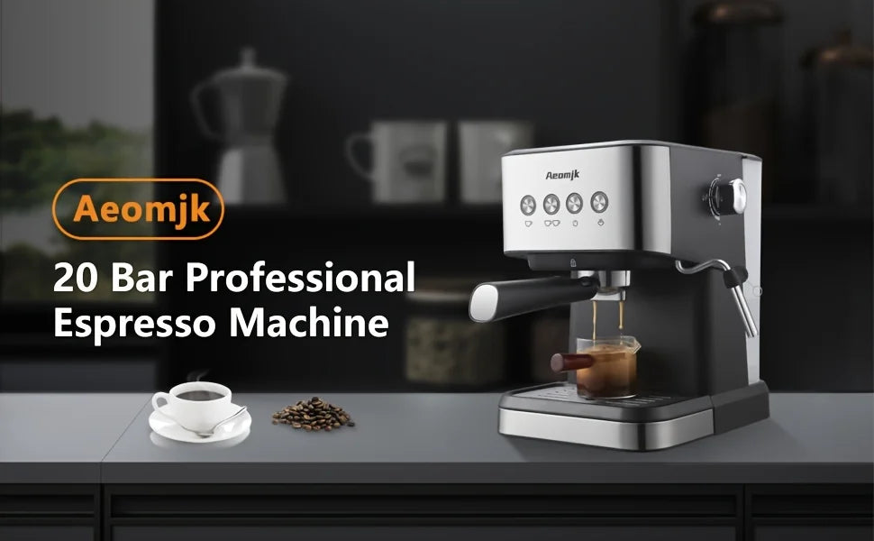 Aeomjk 20 Bar Semi-Automatic Espresso Machine