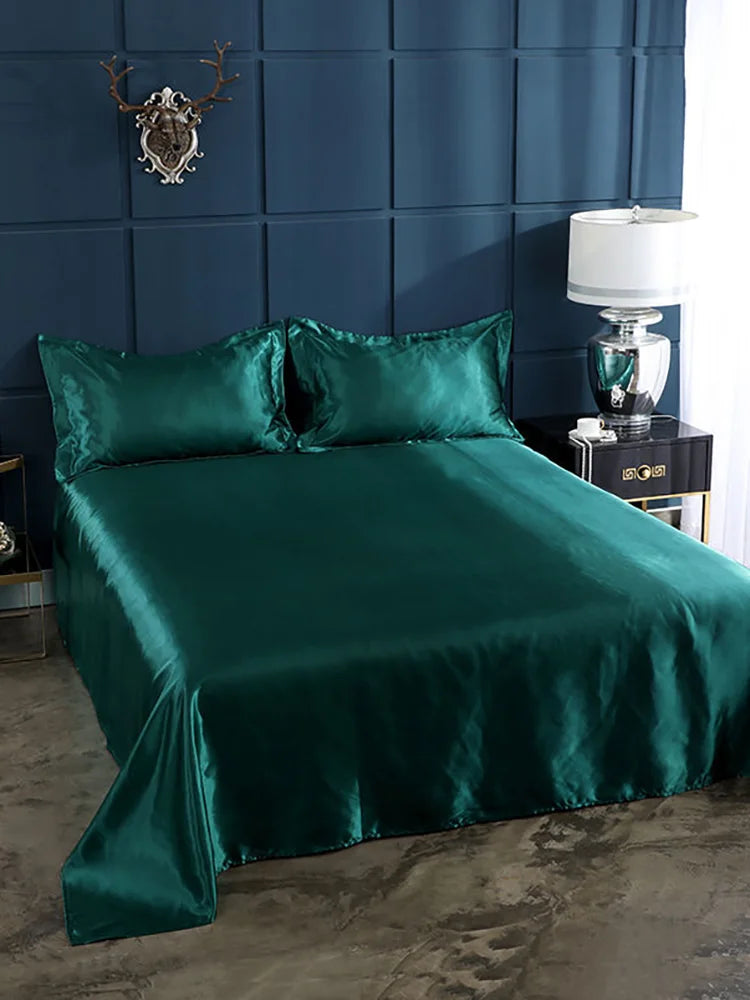 Luxury Rayon Satin Bedsheet Set
