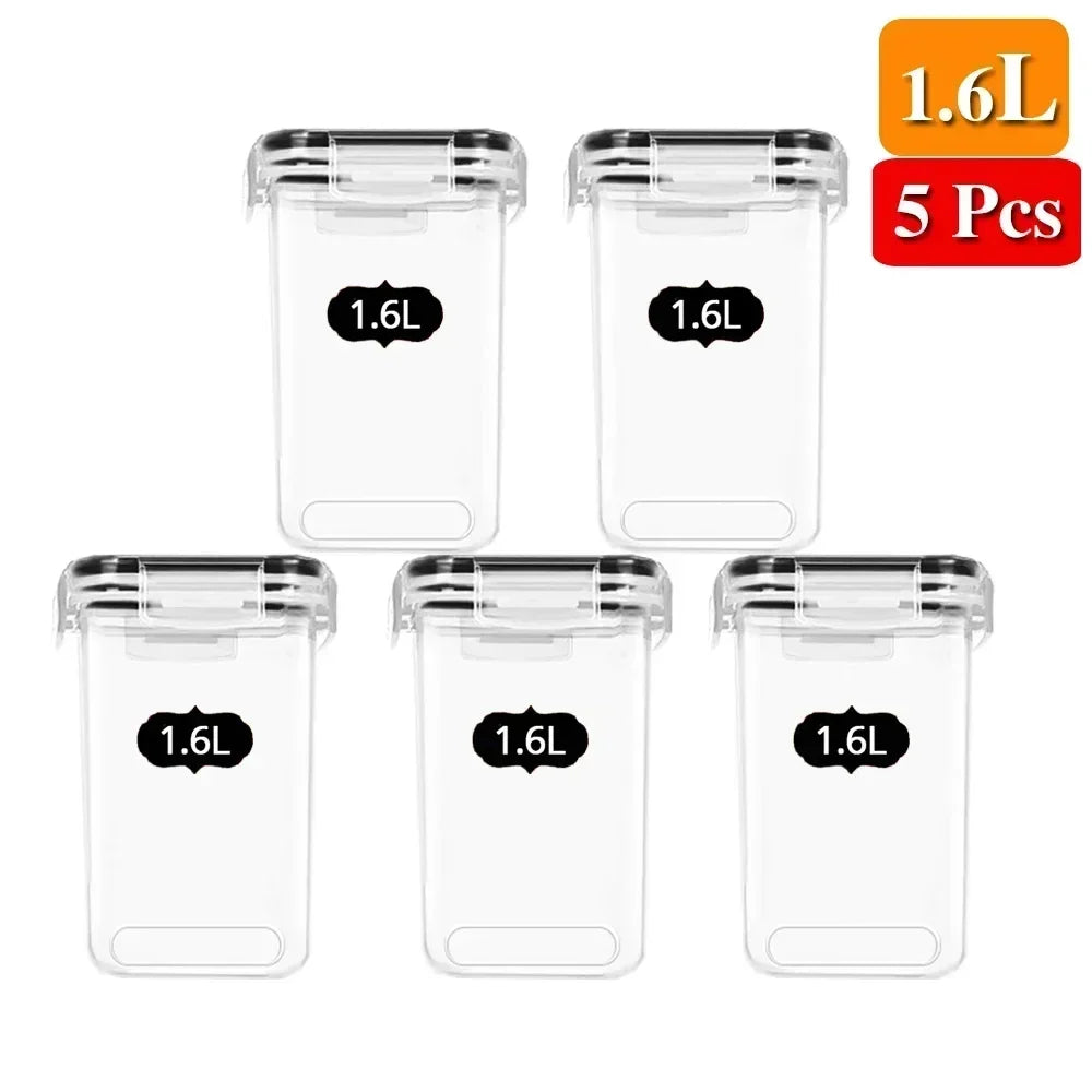 5Pcs Food Storage Containers with Lids