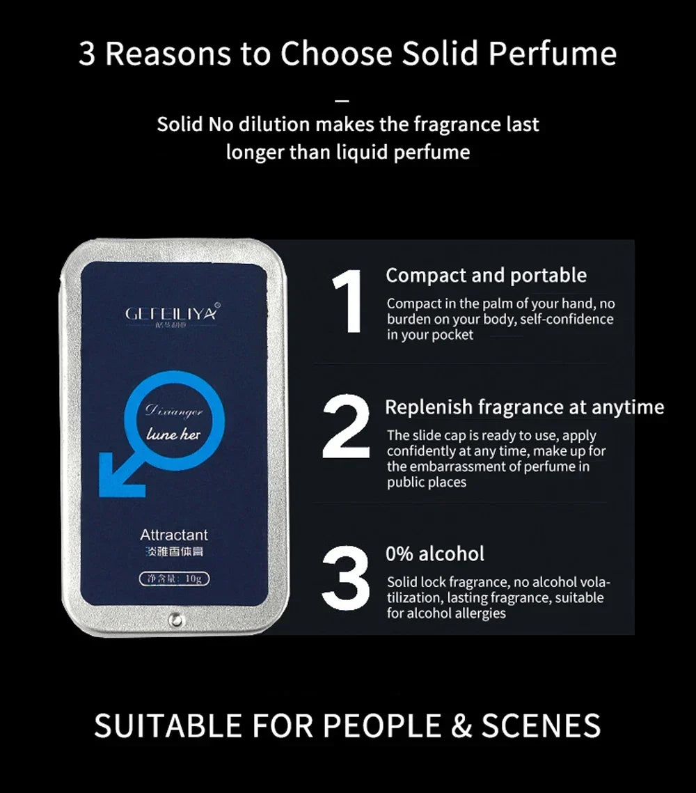 Solid Pheromone Perfume Deodorant