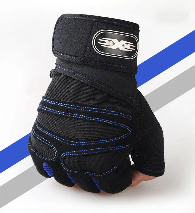 Weight Lifting Wristband Gloves
