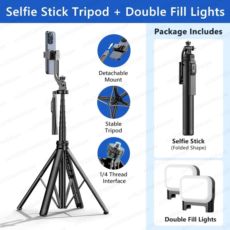 Tripod Stand with Wireless Bluetooth Remote