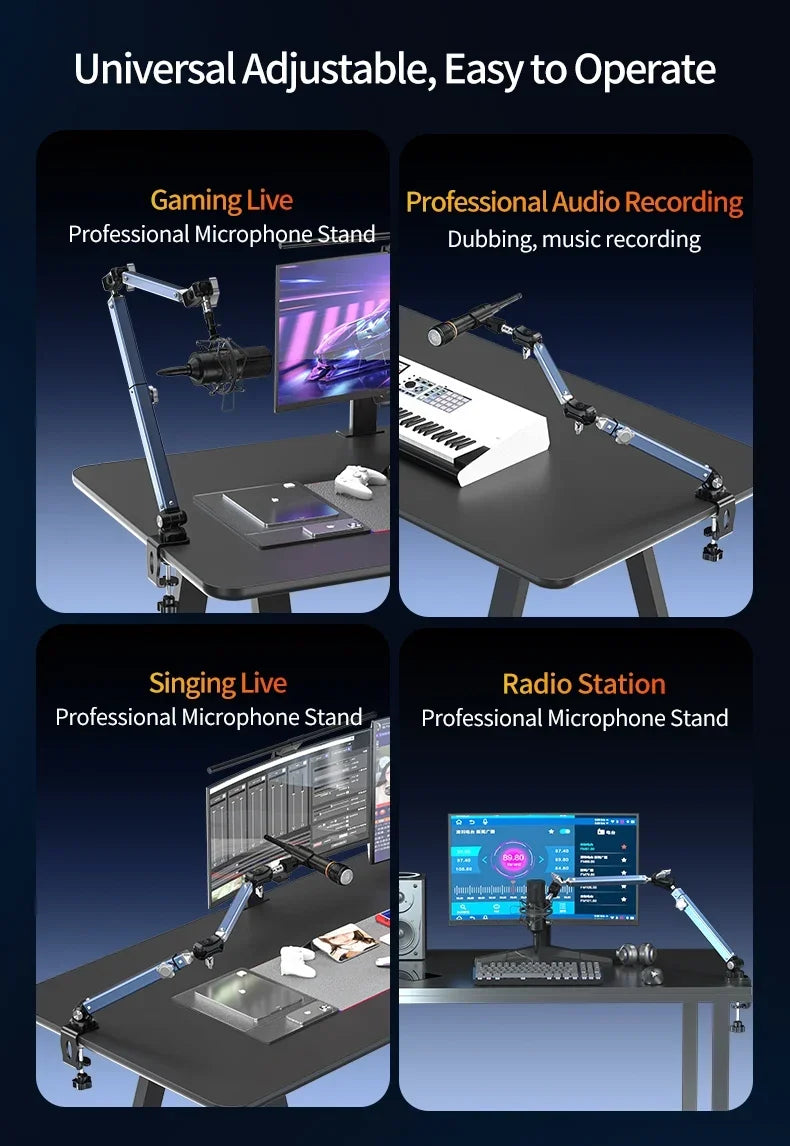 Mic Boom Arm Microphone Stand