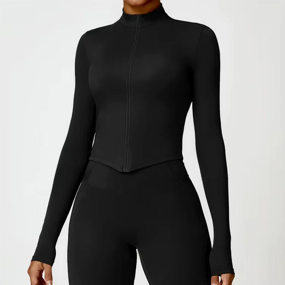 FAGADOER Candy Color 2-Piece Sporty Tracksuit