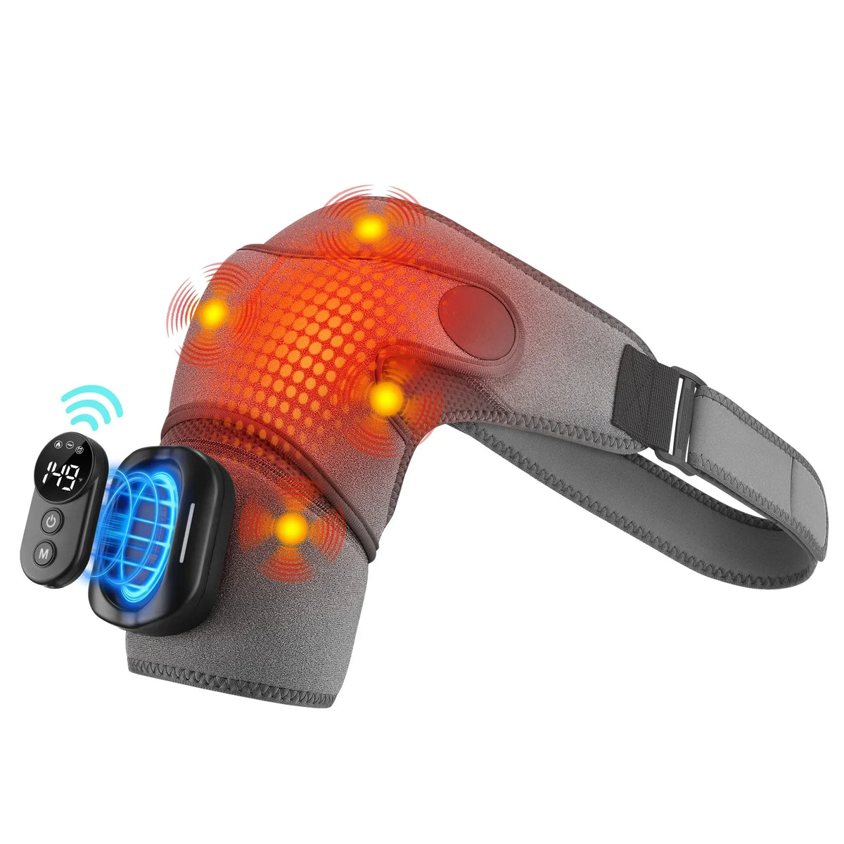 Heated Shoulder Massage Belt