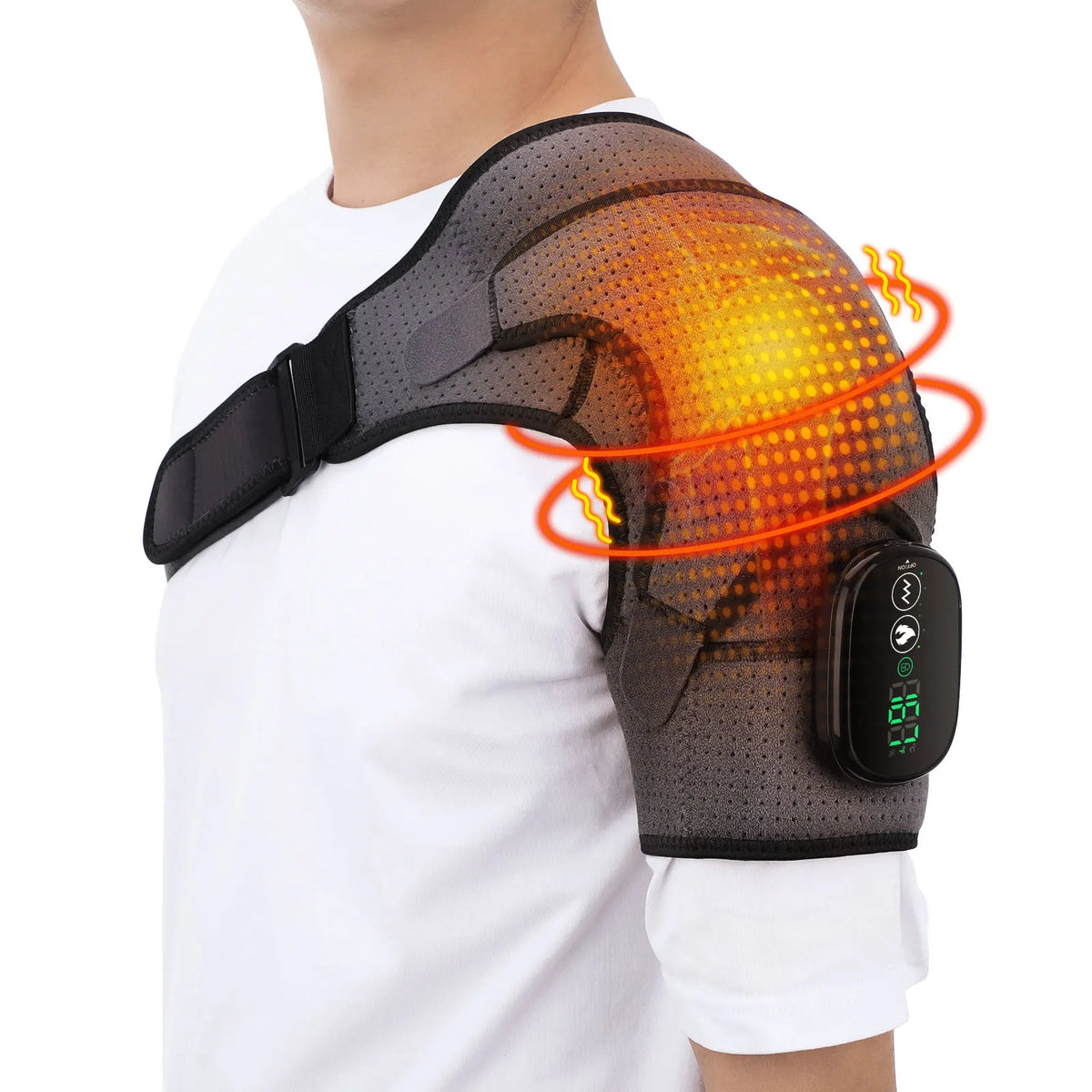 Heated Shoulder Massage Belt