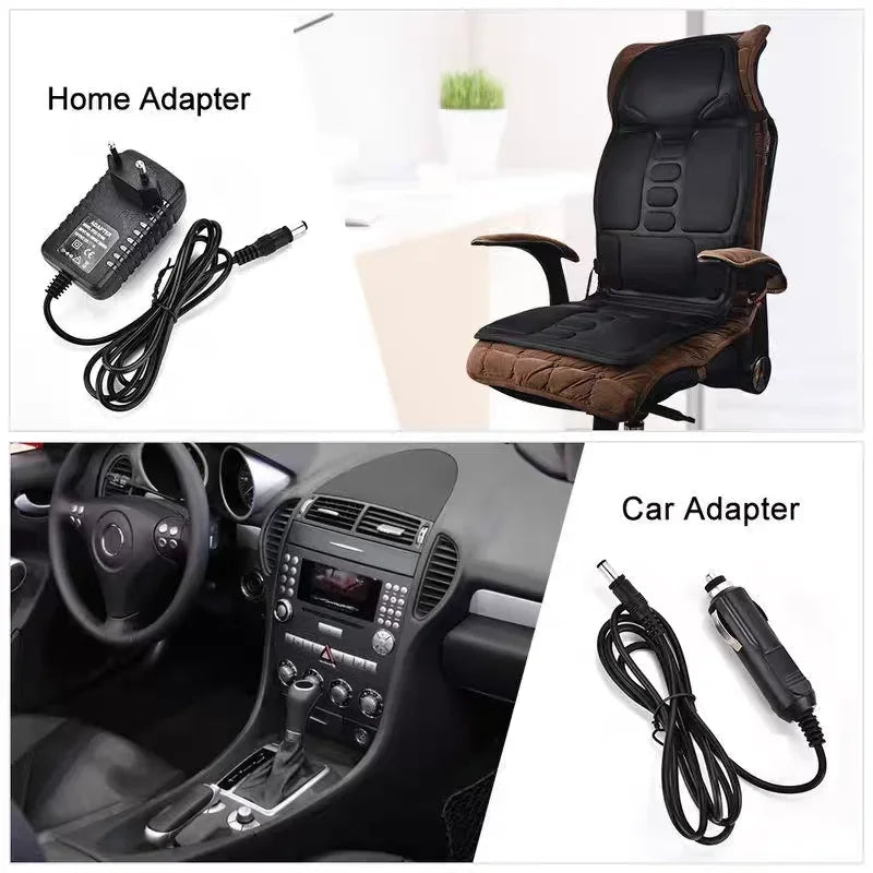 Electric Heating & Vibration Massager for Home & Car
