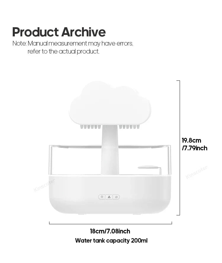 KINSCOTER Rain Clouds Aroma Diffuser