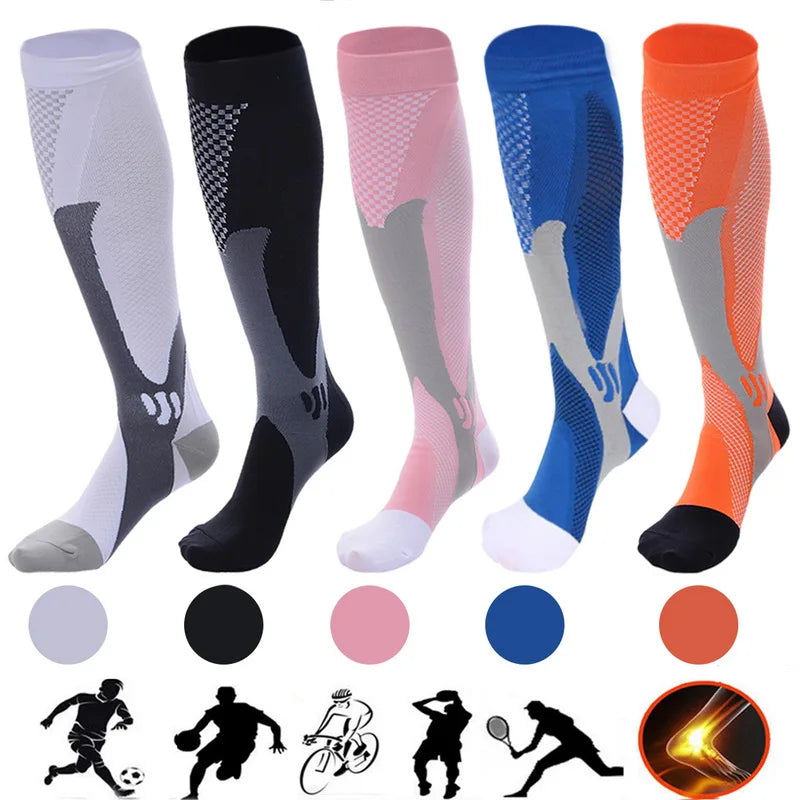 Long Sports & Travel Unisex Compression Socks