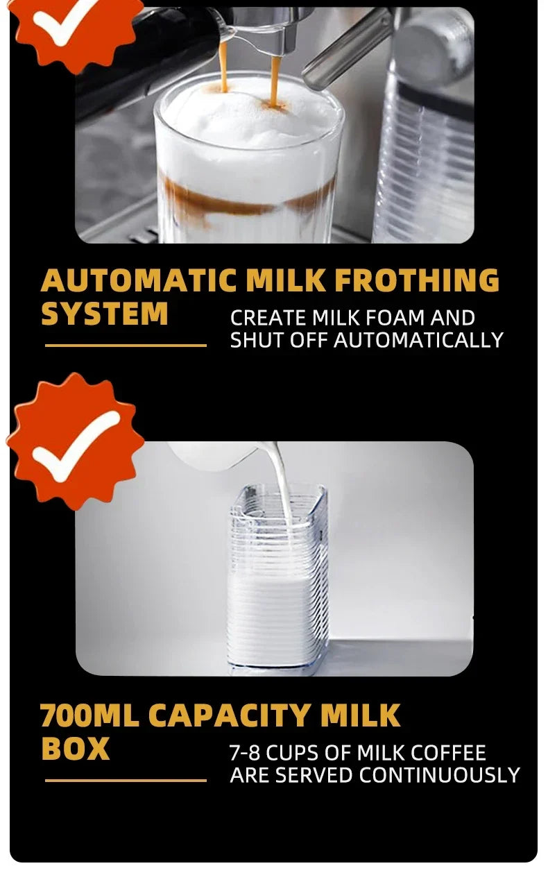 Cafelffe 3-in-1 Automatic Coffee Machine