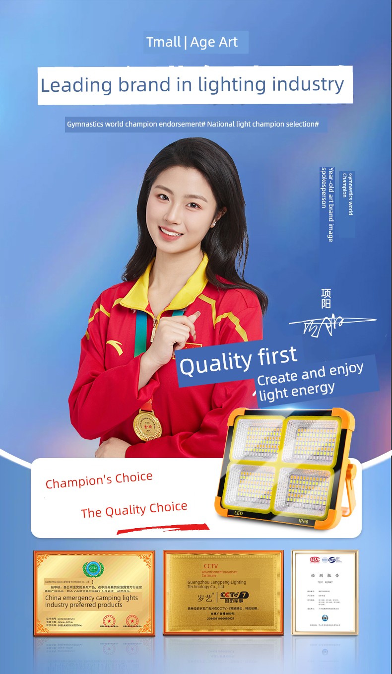 LED Solar Emergency Light