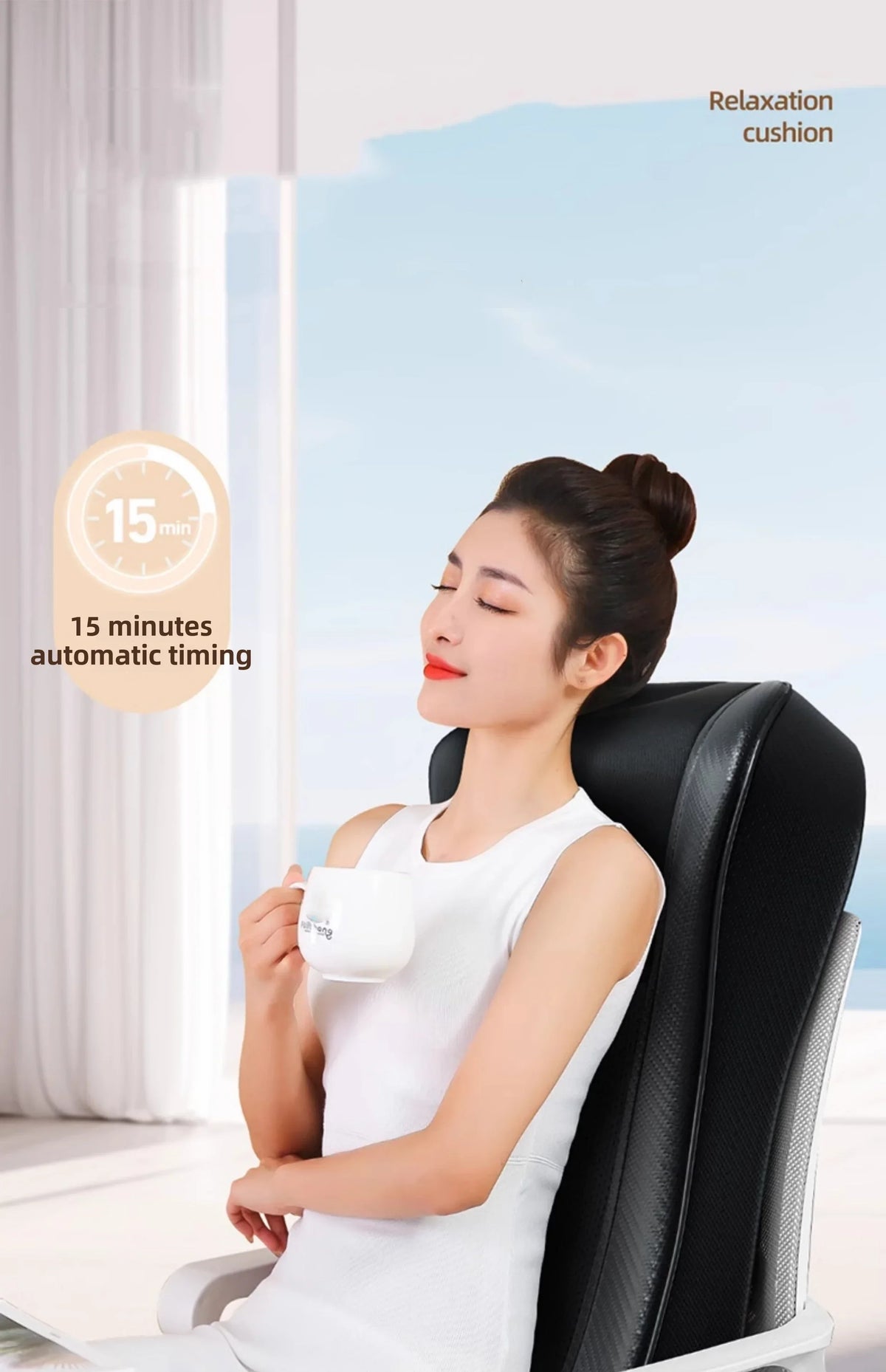 JAIYORL Shiatsu Neck & Back Massage Pillow