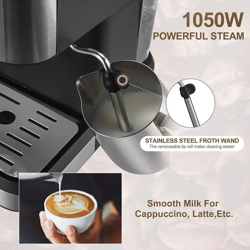 Aeomjk 20 Bar Semi-Automatic Espresso Machine
