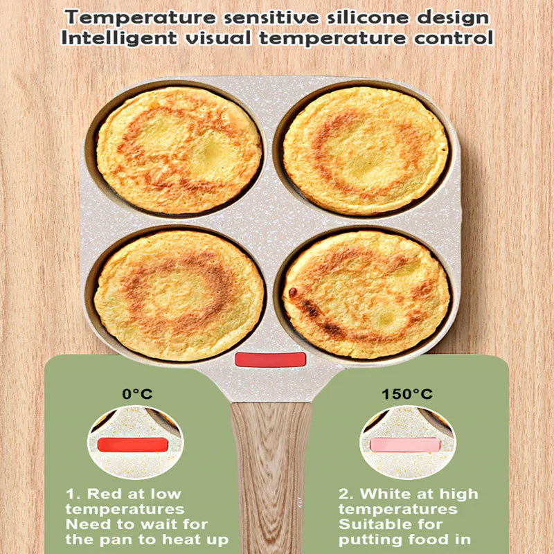 Four-Hole Egg Pancake Frying Pan