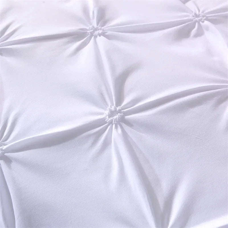 3-Piece Gray Queen Duvet Cover & Pillowcases