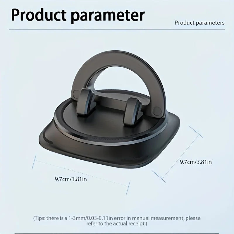 Adjustable Car Phone Holder with 360° Rotation