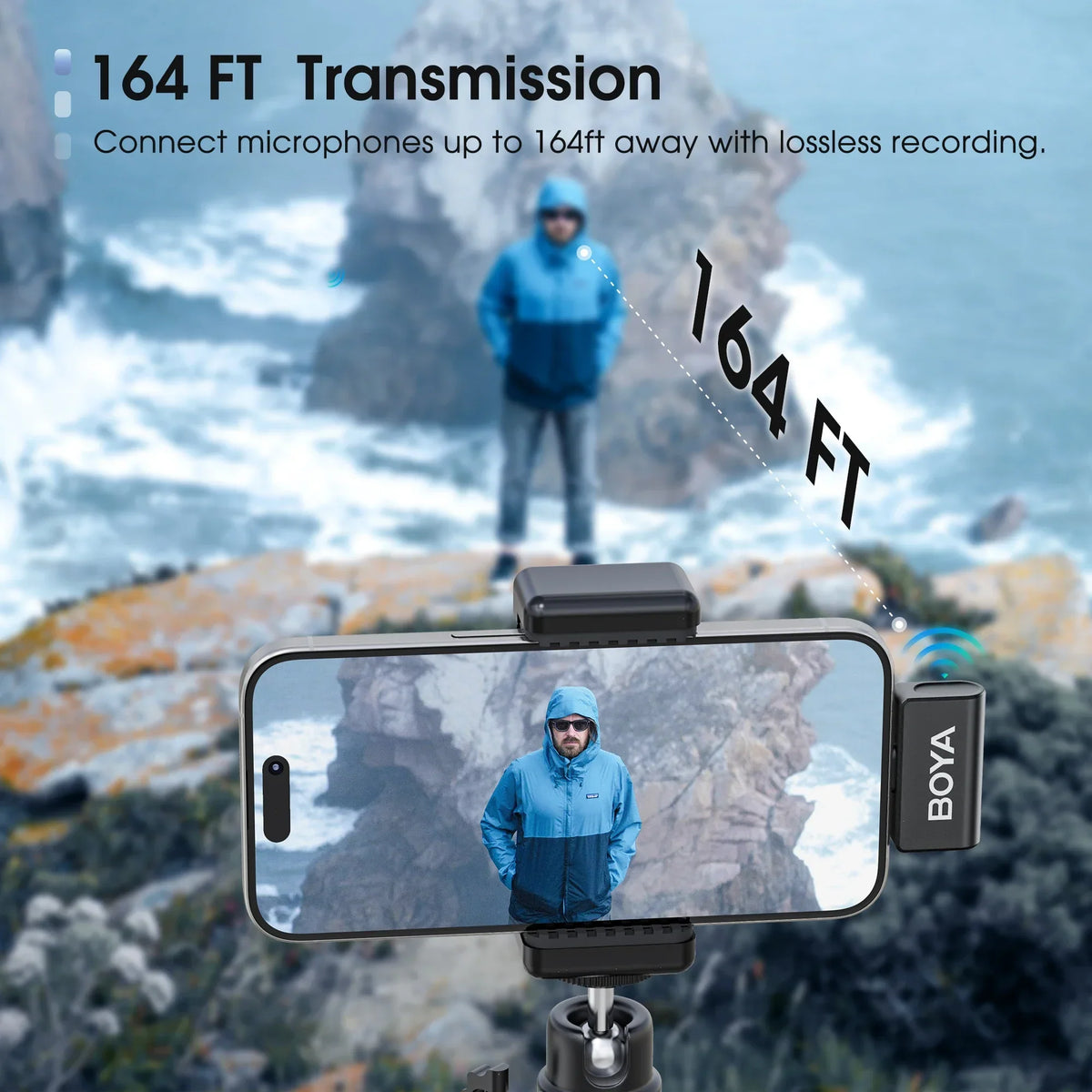 BOYA Omic D/U Wireless Lavalier Microphone