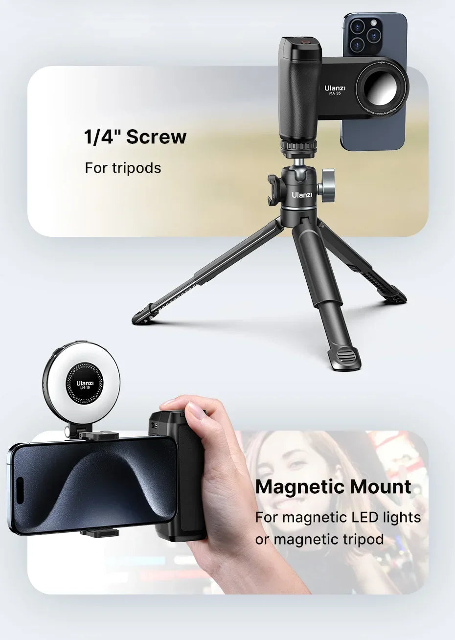 Ulanzi MA35 MagSafe Smartphone Camera Shutter Grip