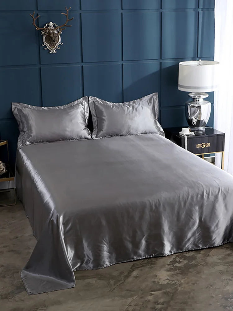 Luxury Rayon Satin Bedsheet Set