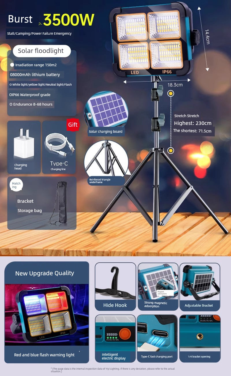 LED Solar Emergency Light