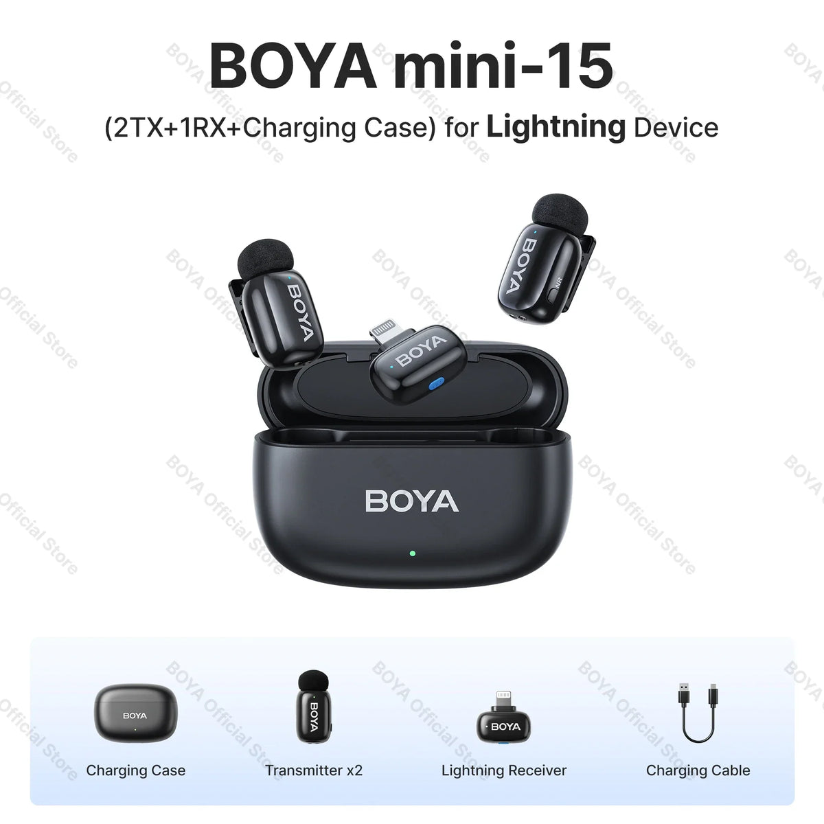 BOYA Mini Wireless Lavalier Lapel Microphone