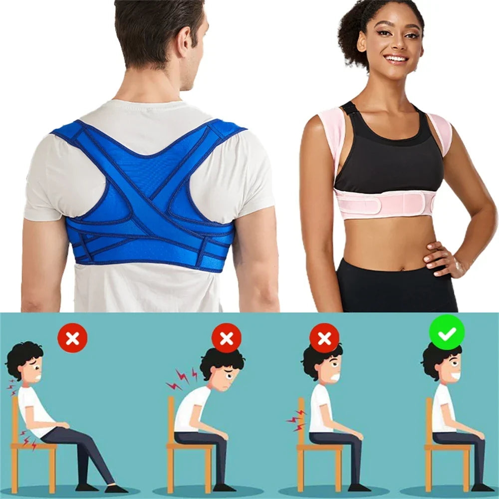 Posture Support Back Brace for Clavicle & Upper Back