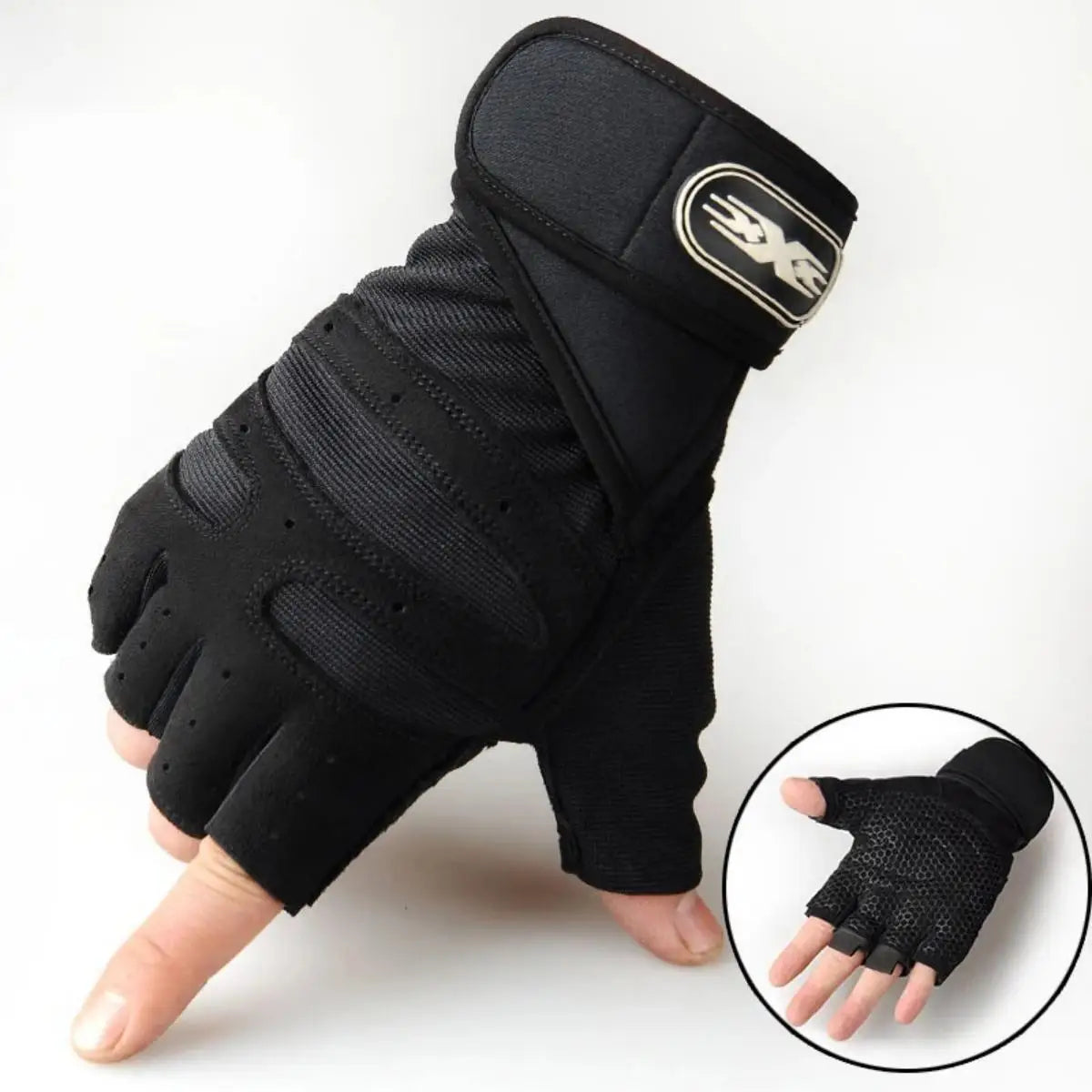 Weight Lifting Wristband Gloves
