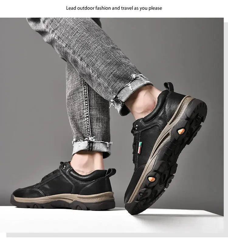 Men’s Business Casual Leather Loafers