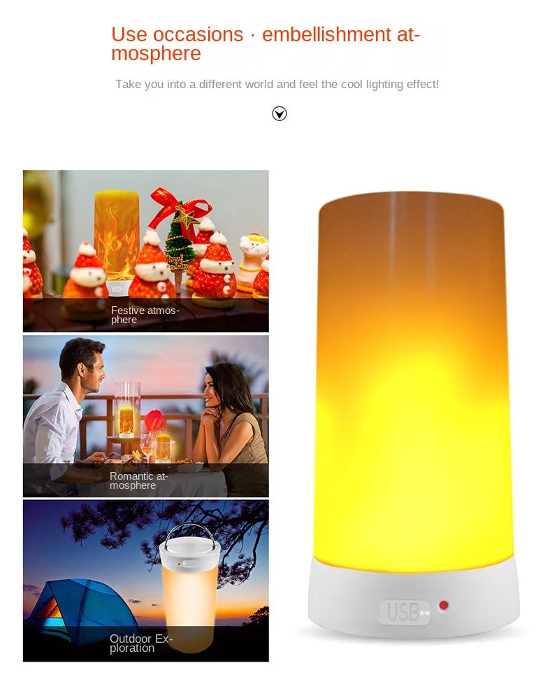 LED Flame Night Lamps