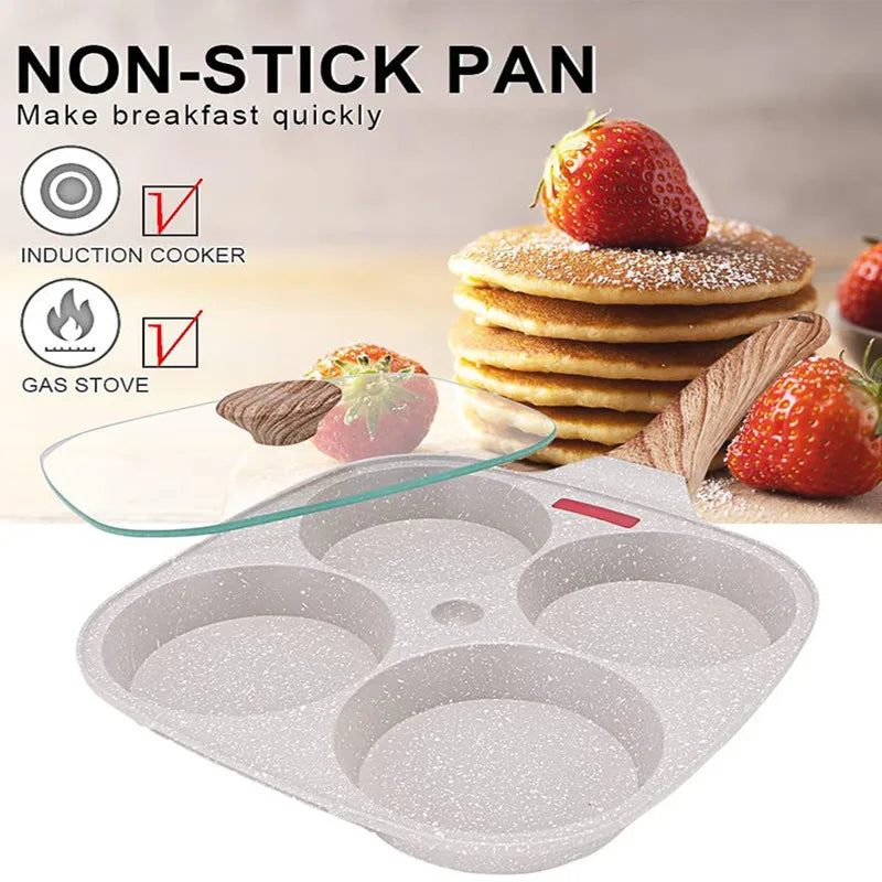 Four-Hole Egg Pancake Frying Pan