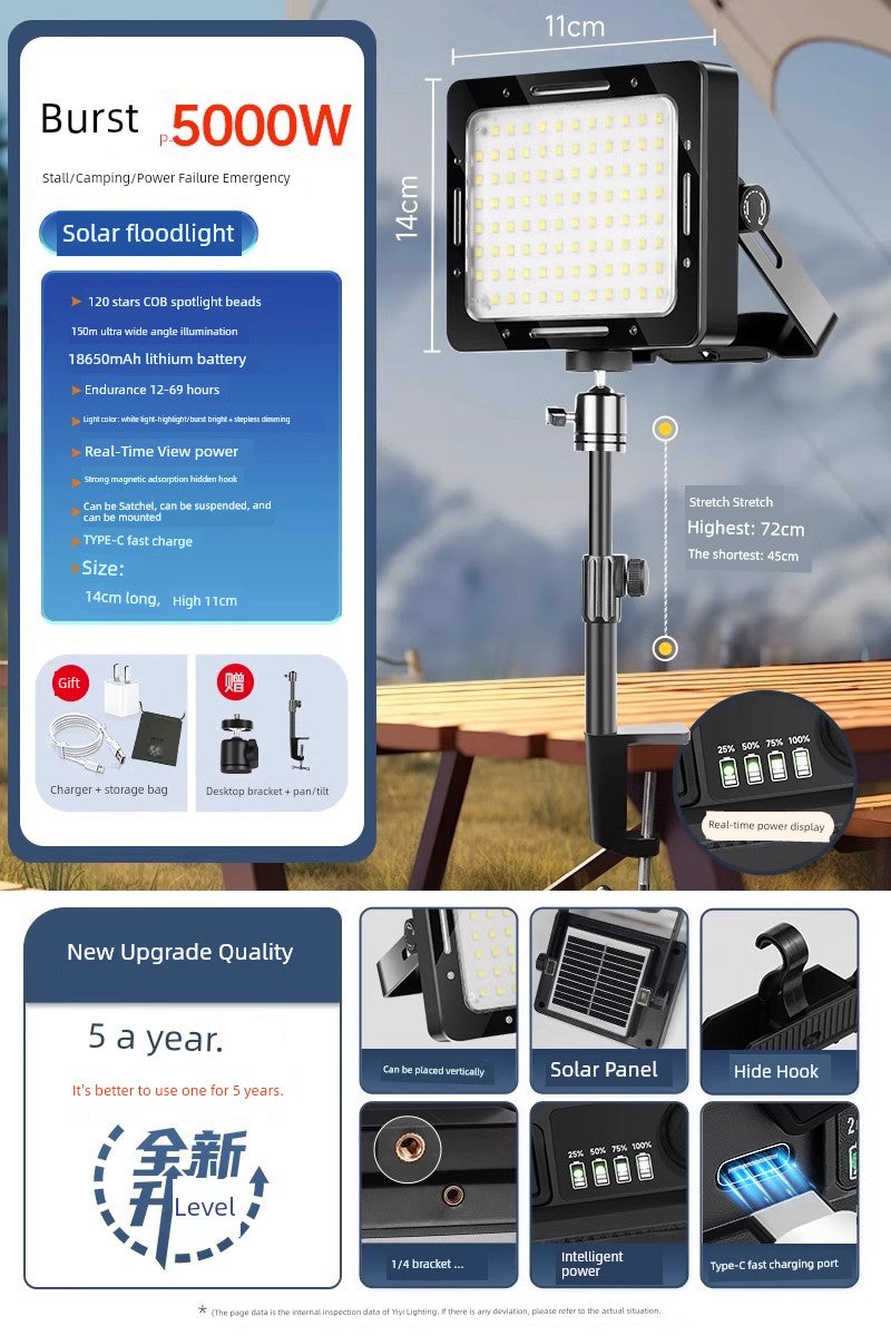 LED Solar Emergency Light