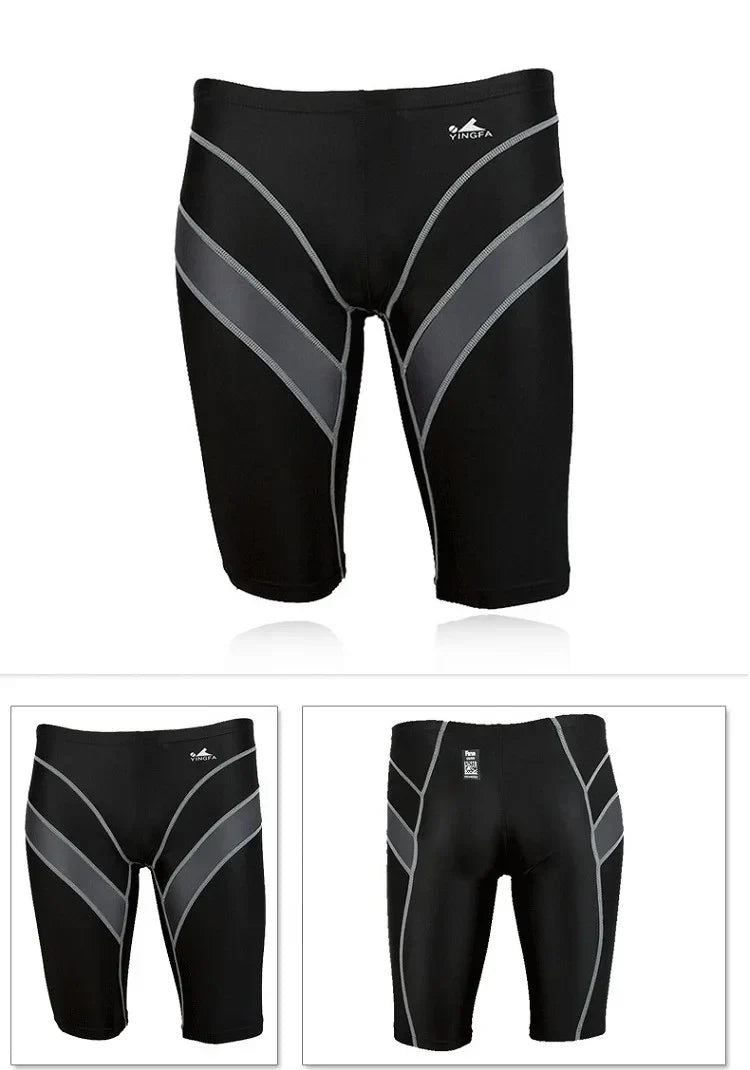 Yingfa FINA Approved Chlorine-Resistant Racing Swim Jammers