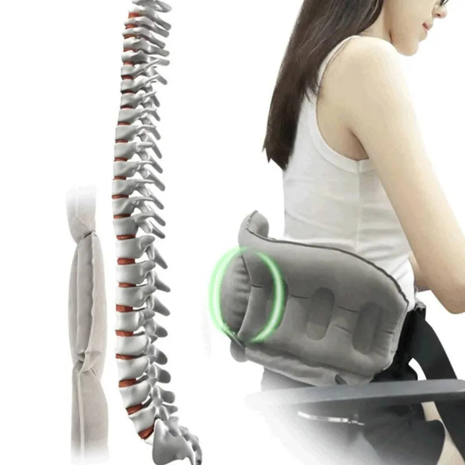 Inflatable Lumbar Support Pillow