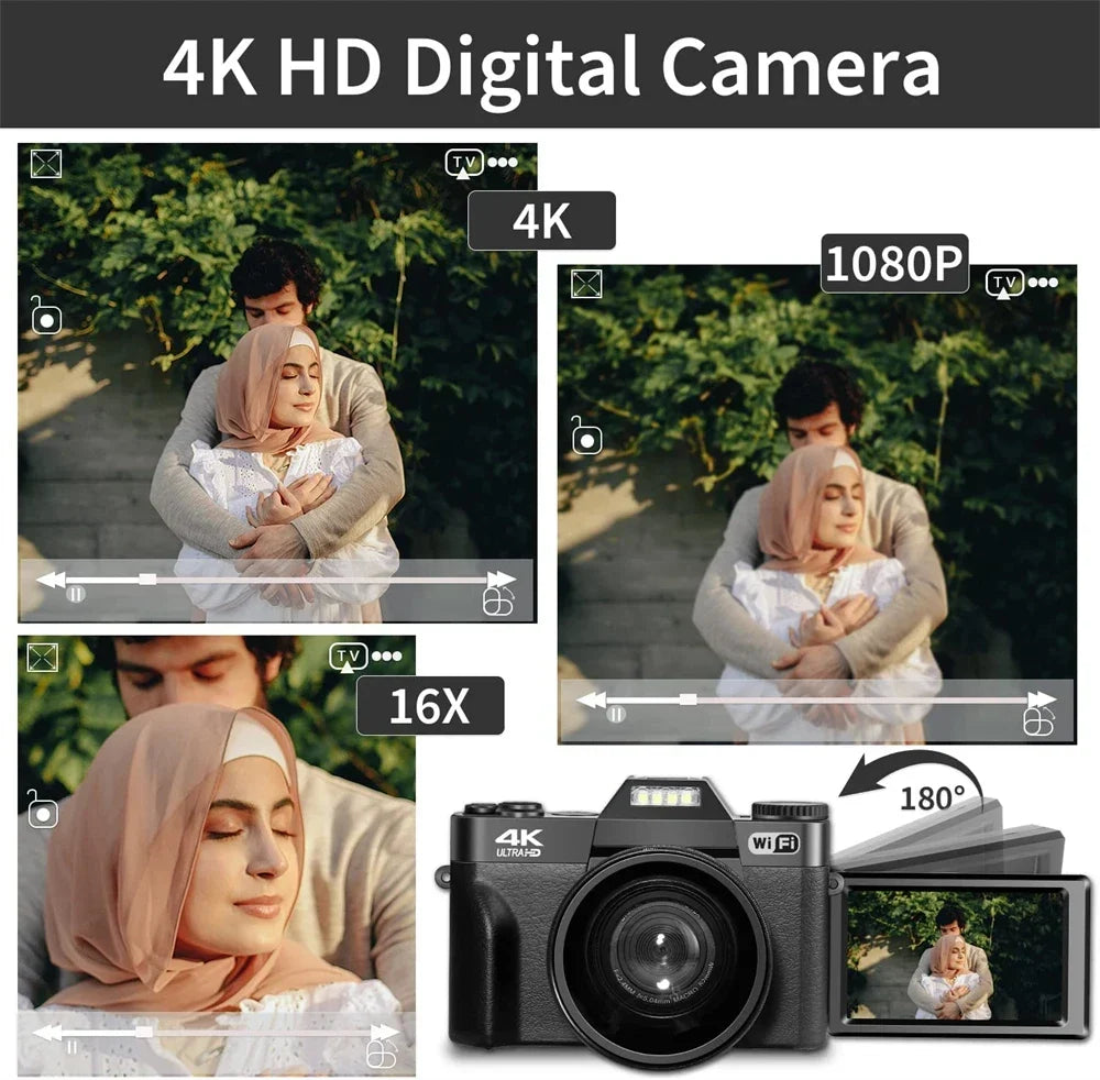 48MP Digital 4K Photography Camera