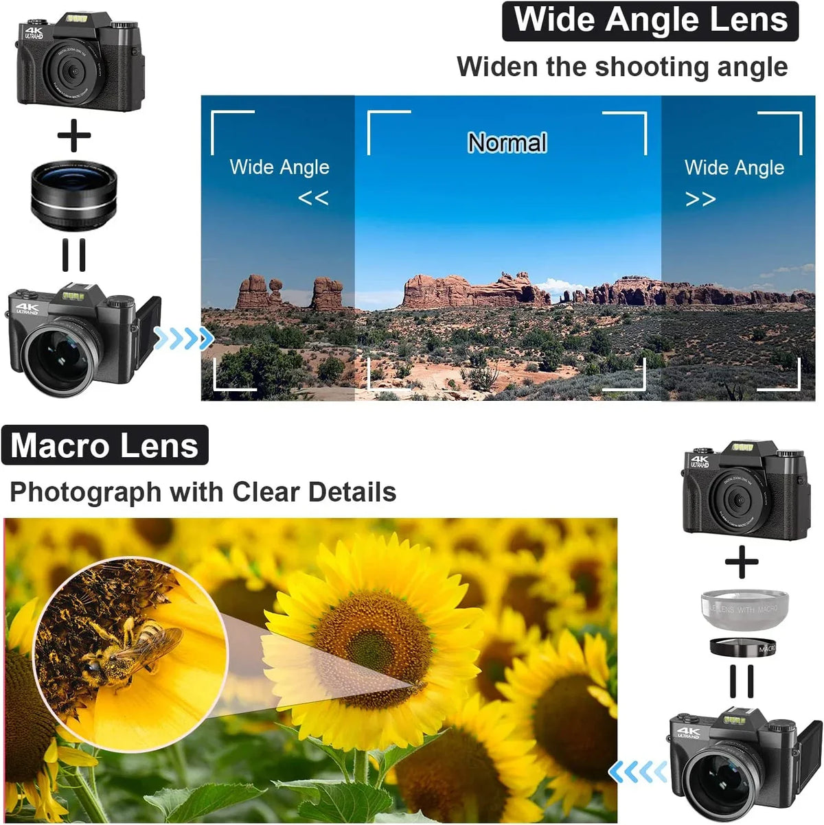 48MP Digital 4K Photography Camera