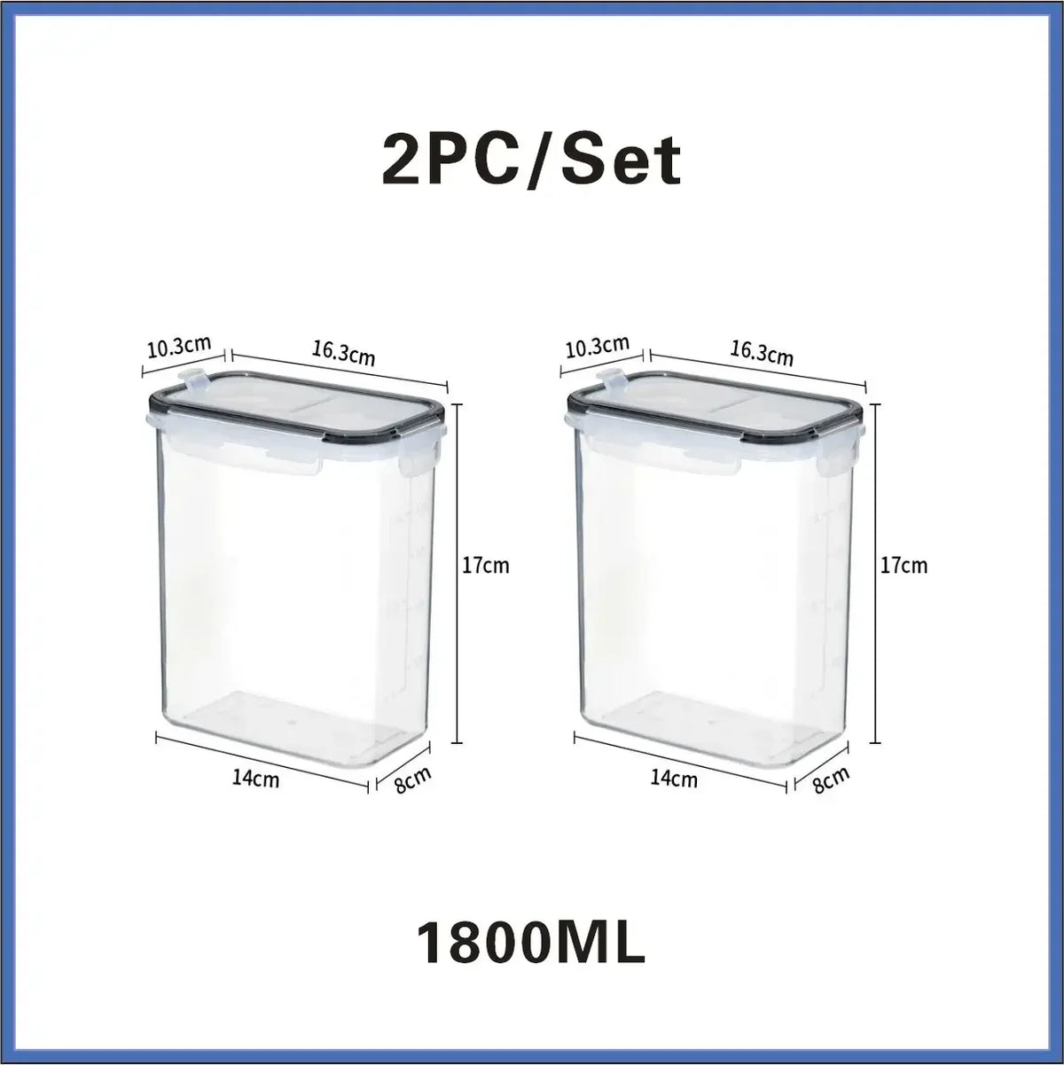 Stackable Food Storage Containers with Lids