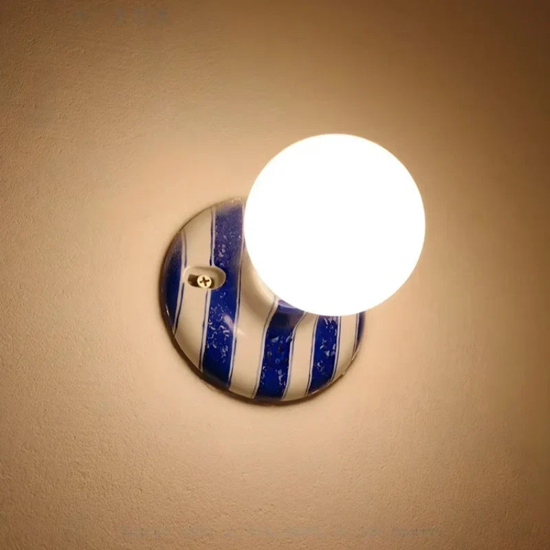 Contemporary Retro Ceramic Wall Light