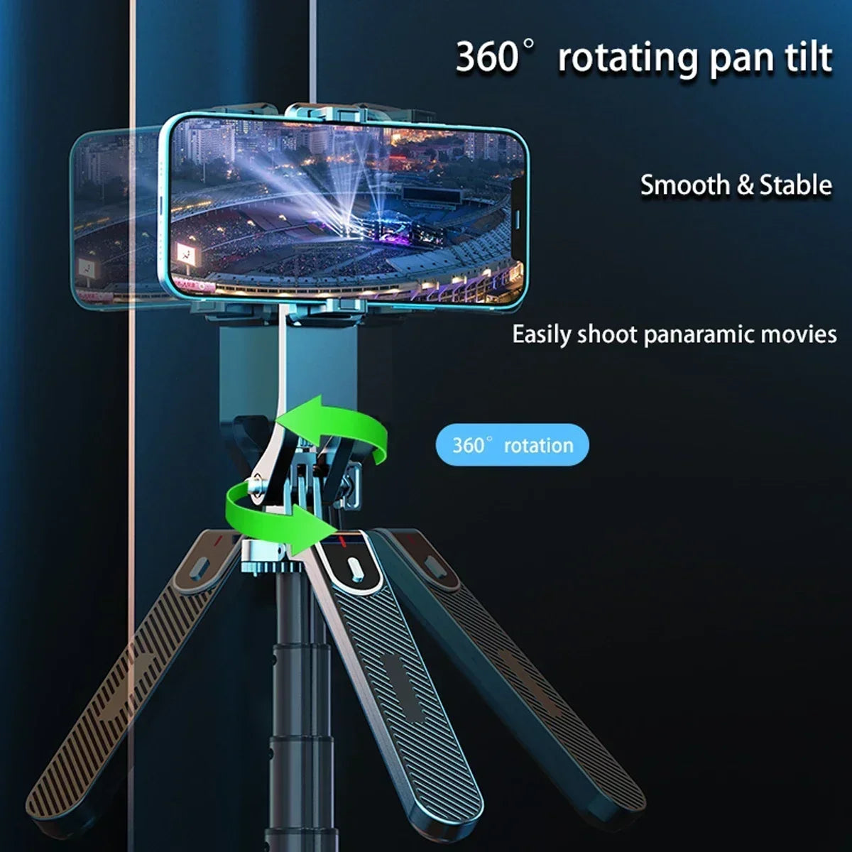 Portable Camera Tripod with Wireless Remote