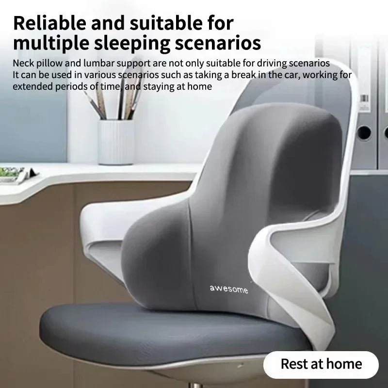 Memory Foam Lumbar Support Pillow