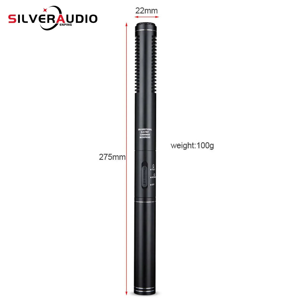 GAM-CF01 Unidirectional Handheld Interview Shotgun Microphone